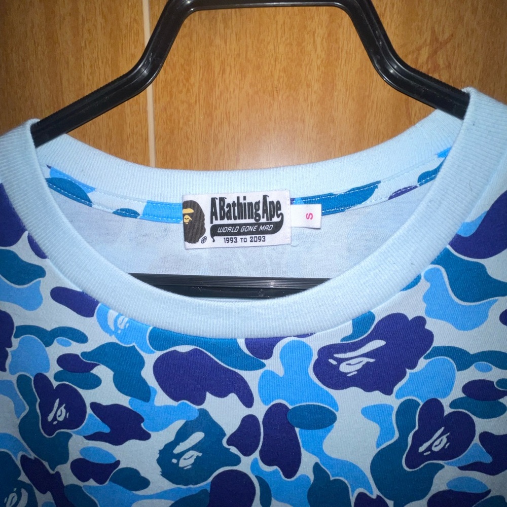 Bape Blue and Purple Camouflage Sweatshirt